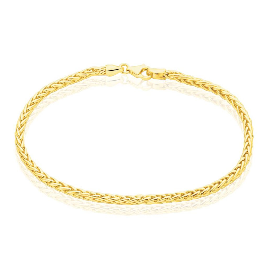 Bracelet Jany Maille Palmier Or Jaune