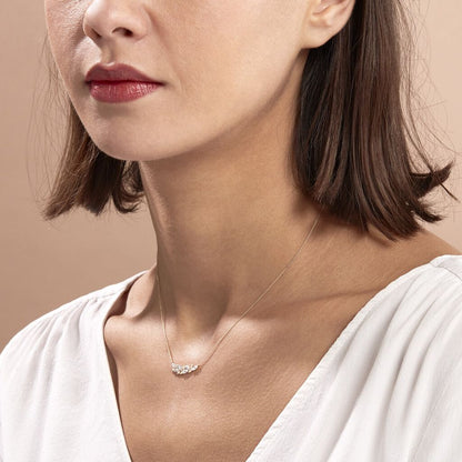 Collier Alexine Or Jaune Oxyde De Zirconium