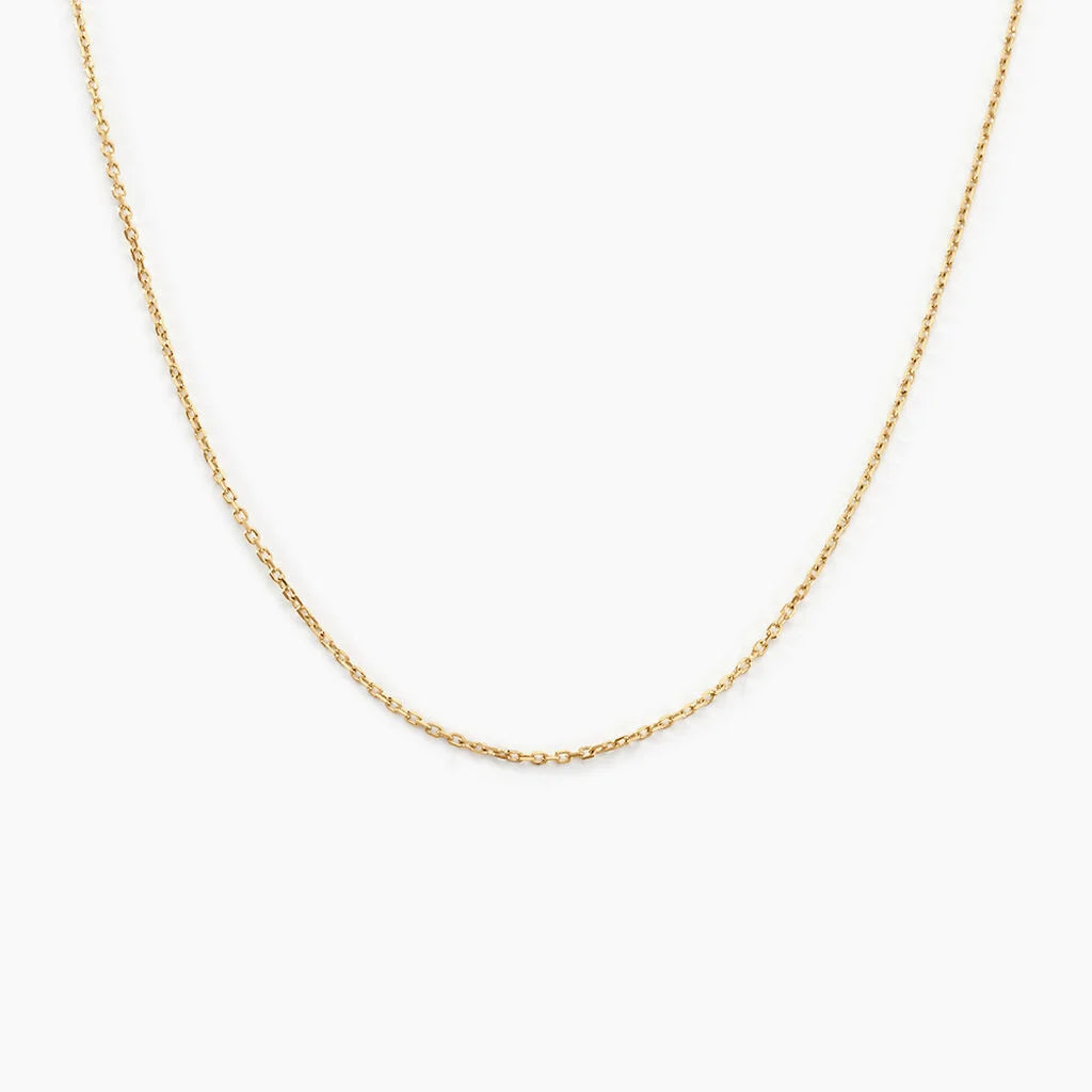 Chaîne Igoa Maille Forçat Diamantee Or Jaune