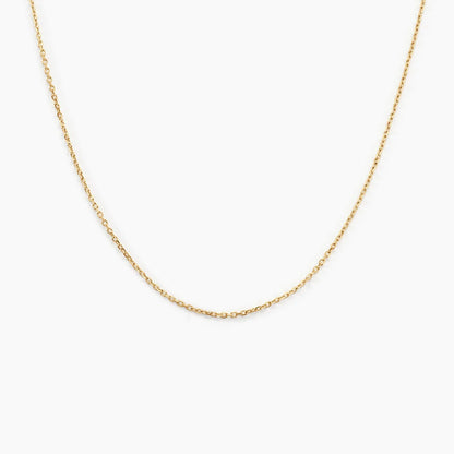 Chaîne Igoa Maille Forçat Diamantee Or Jaune