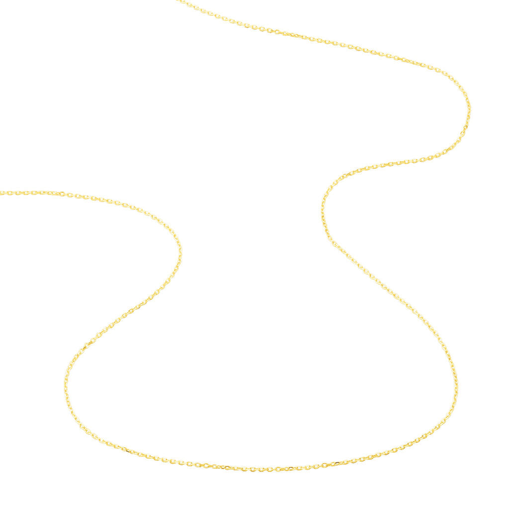 Chaîne Igoa Maille Forçat Diamantee Or Jaune