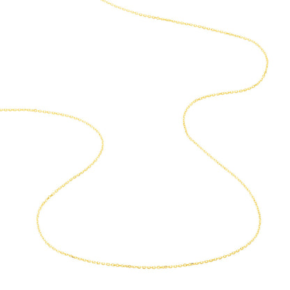 Chaîne Igoa Maille Forçat Diamantee Or Jaune