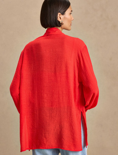 Conjunto Camisa e Cropped Rouge