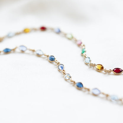 Bracelet Ilvaae Plaqué Or Jaune Pierre De Synthese