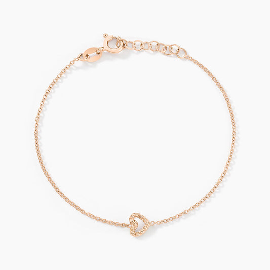 Bracelet Menel Argent Rose