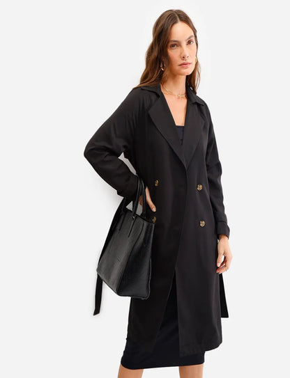 Manteau Noir Élégant