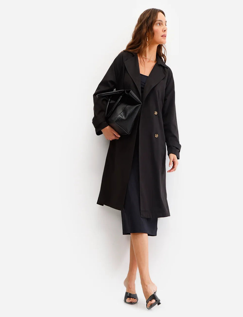 Manteau Noir Élégant