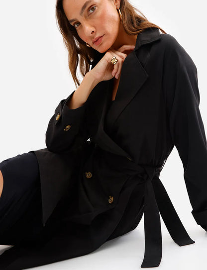 Manteau Noir Élégant